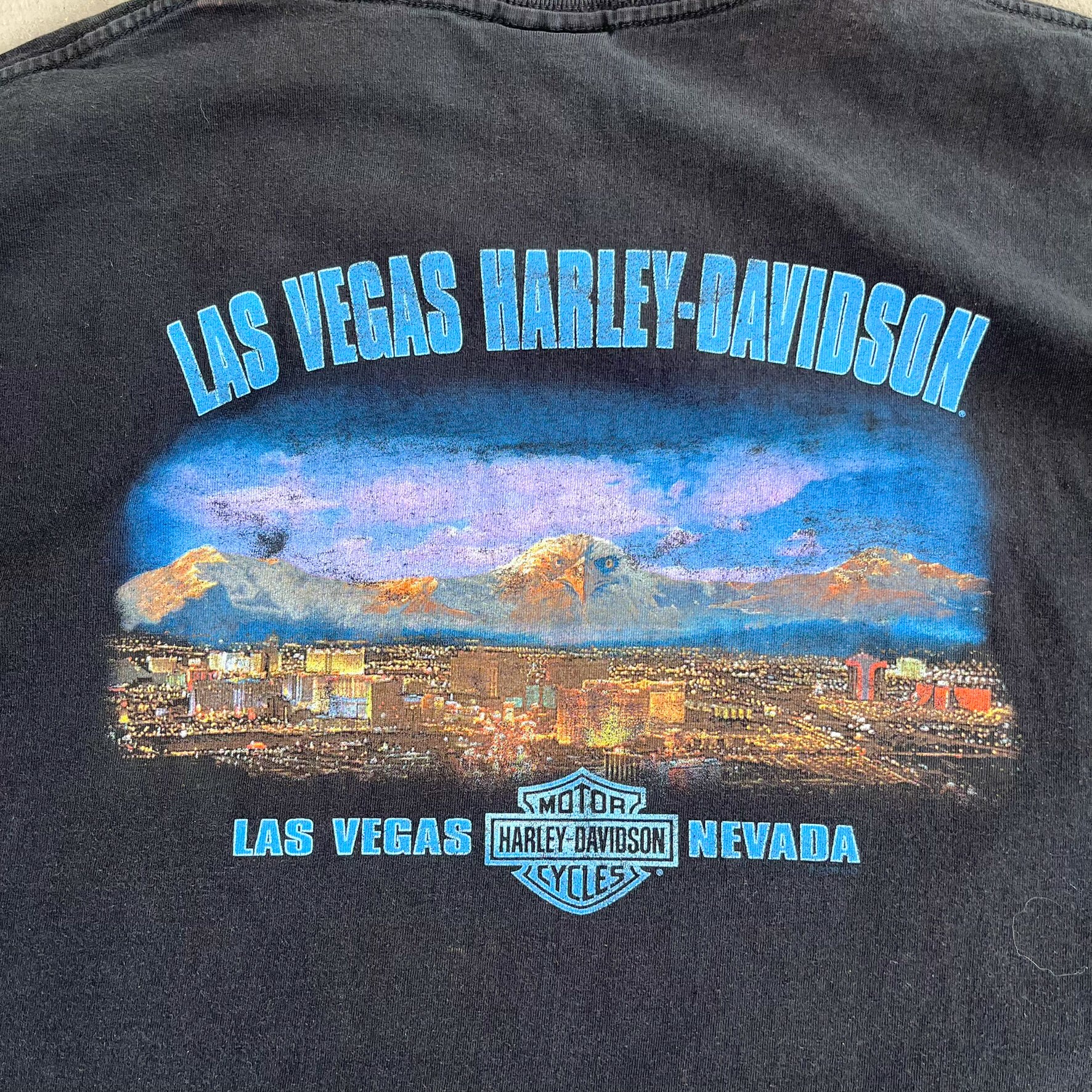 F- Vintage '08 Harley Davidson Las Vegas Graphic Tee