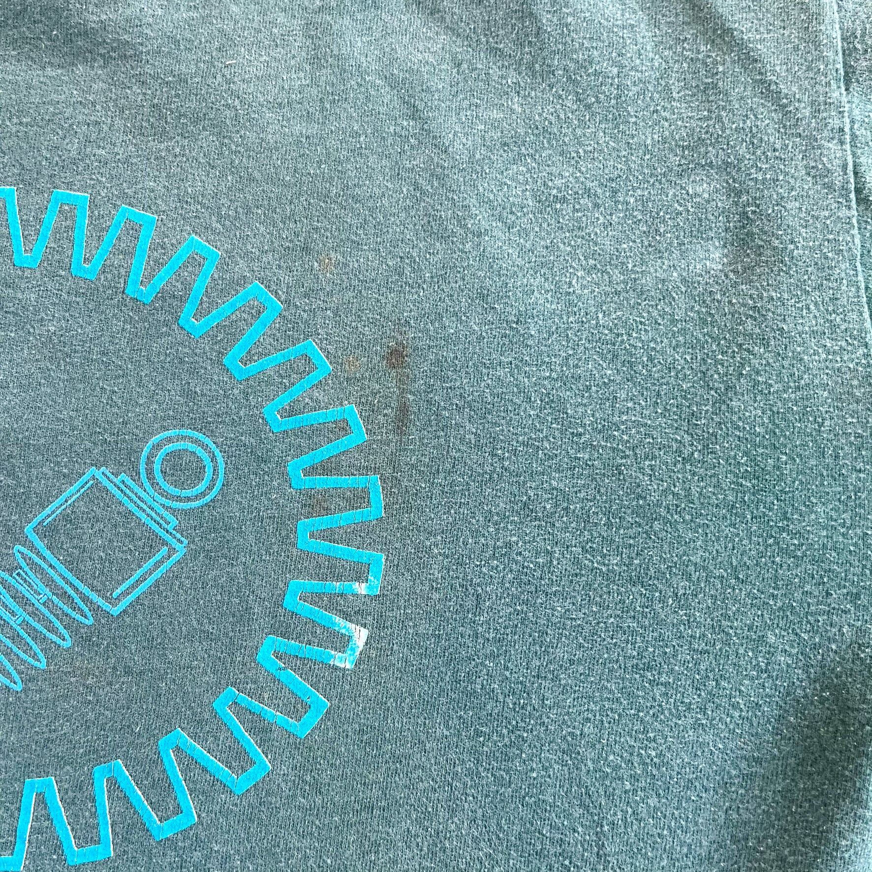 F- Vintage Harley Davidson Standing The Test Of Time Motorcycle Single Stitch Tee