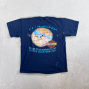 F- Vintage '96 Harley Davidson Call Of The Wild United Arab Emirate Single Stitch Tee