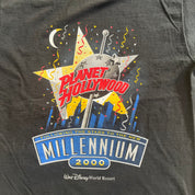 F- Vintage 2000 New Millennium Planet Hollywood Walt Disney World Resort Tee