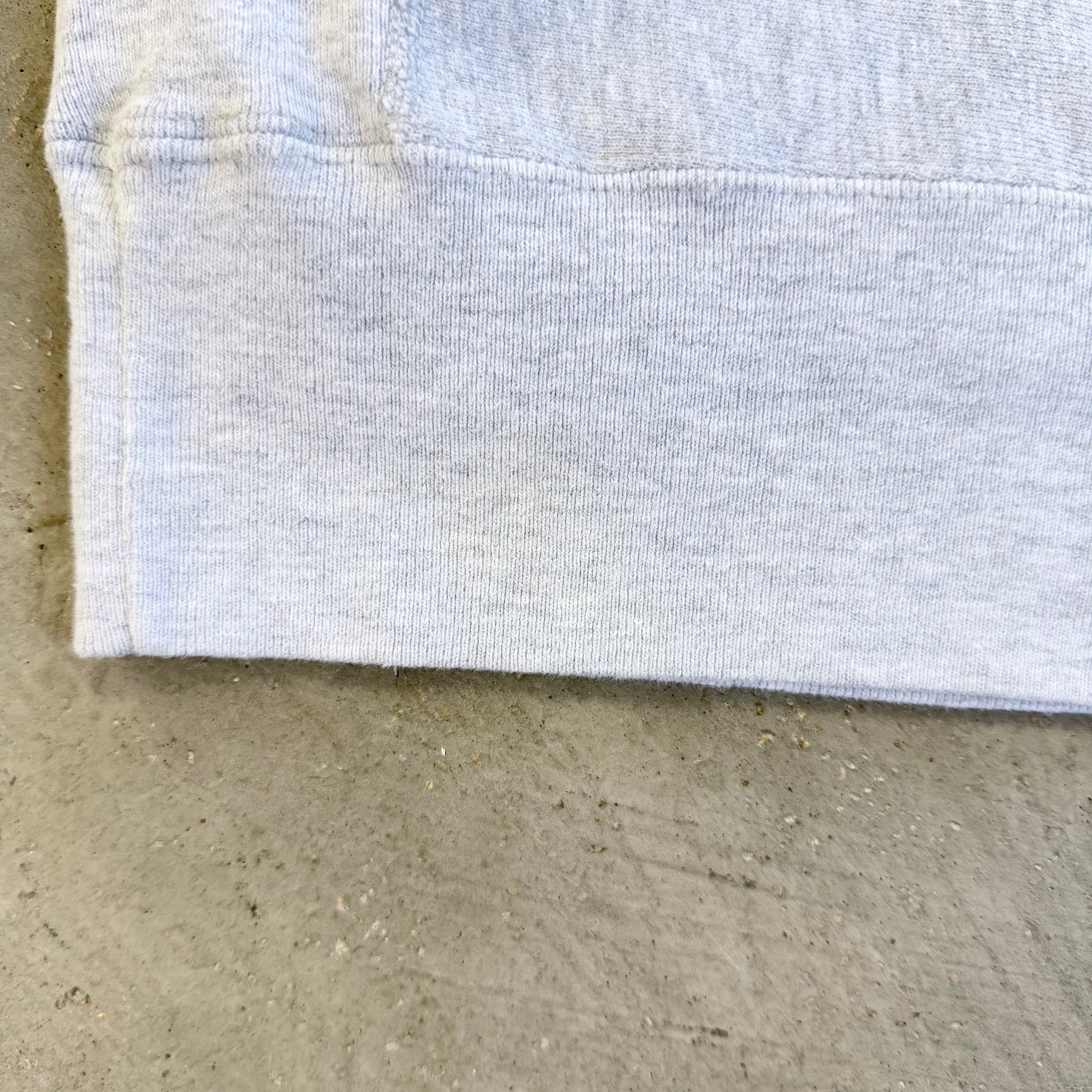 F- Vintage Champion Reverse Weave Heather Grey Made In USA Crewneck