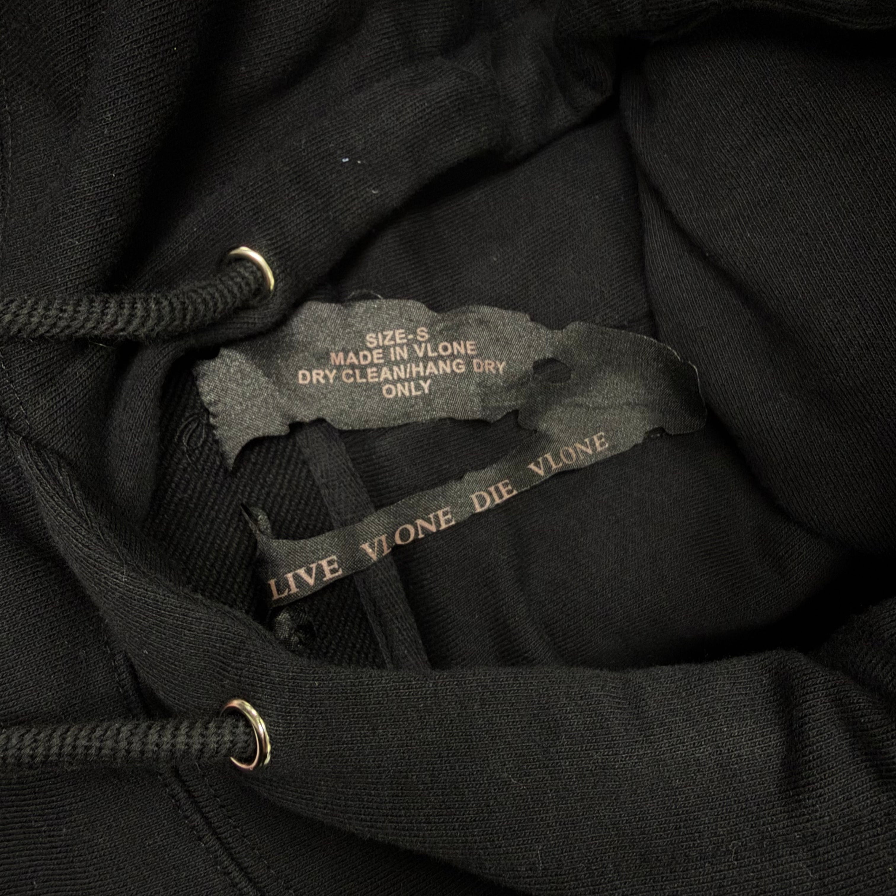 F- Vlone City Morgue Dogs Cropped Hoodie