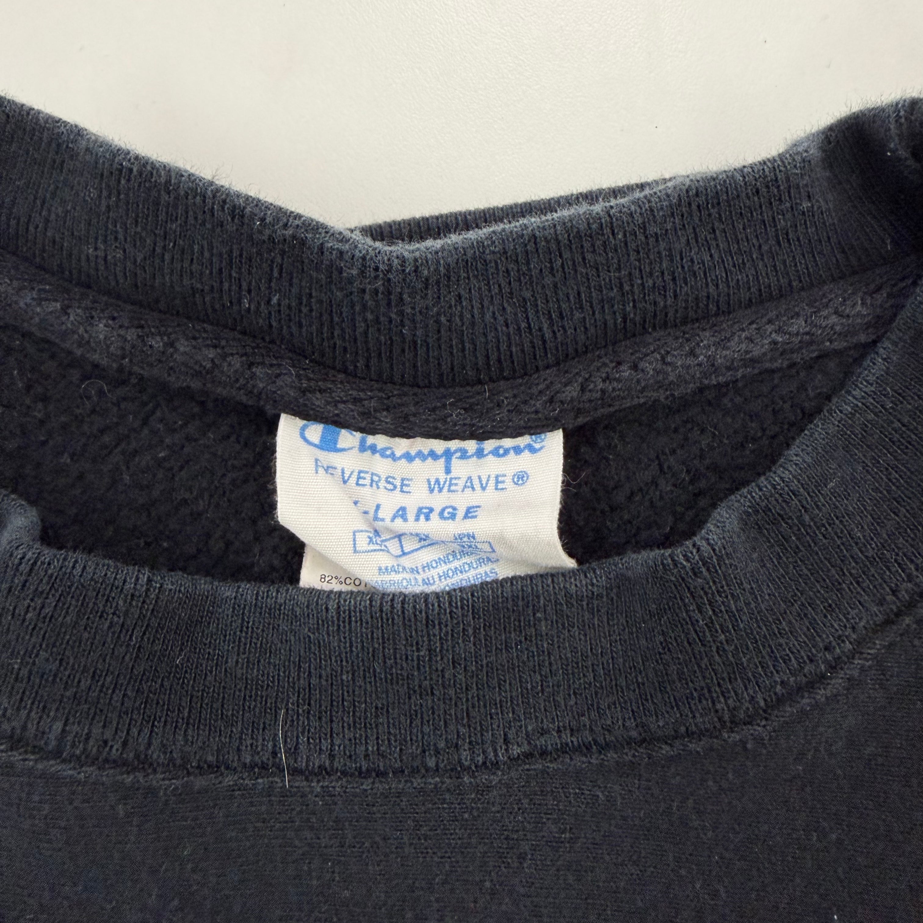 F- Vintage Champion Reverse Weave Embroidered Text Crewneck