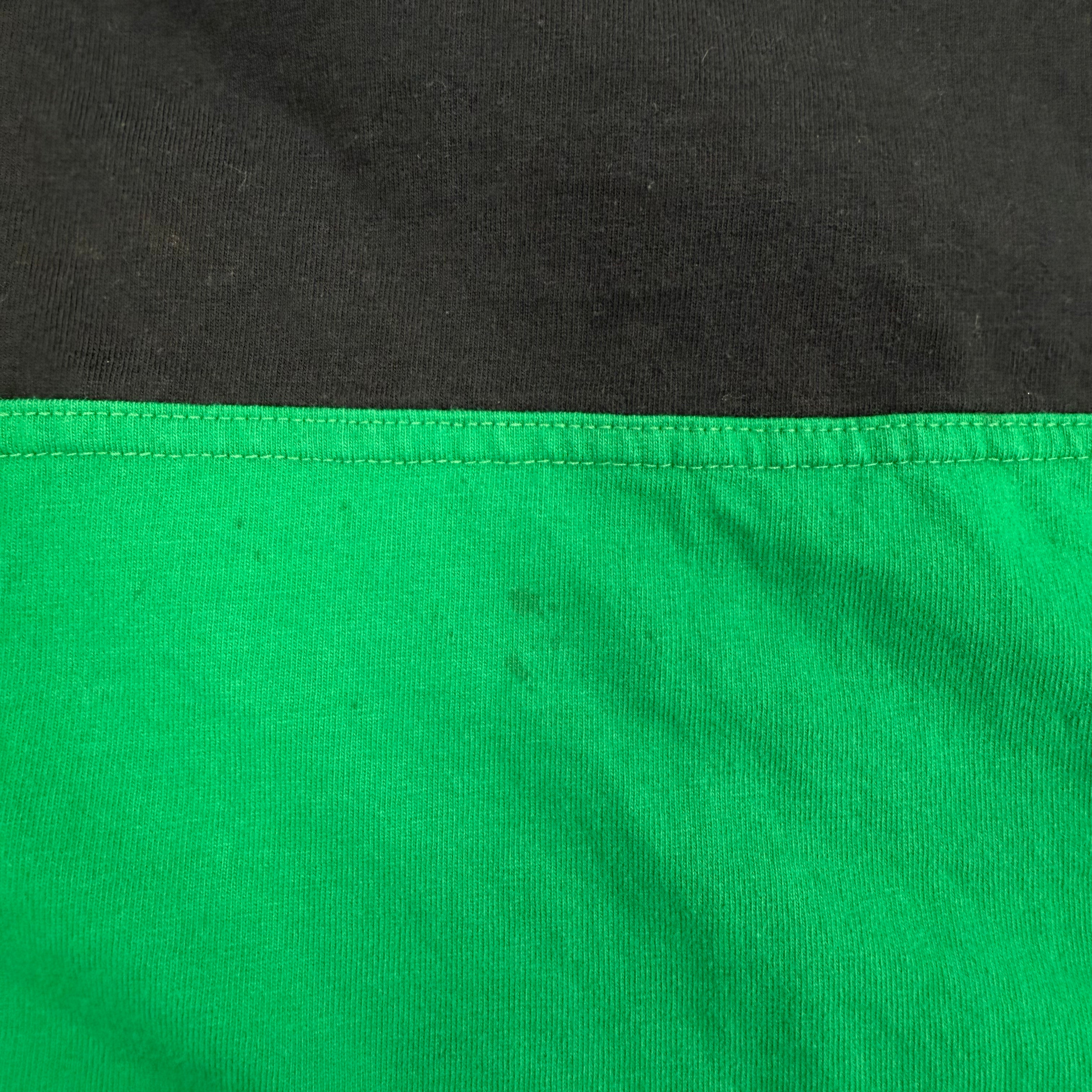 Live For Rugby Ireland Embroidered Crest Stripped Long Sleeve Rugby Shirt - 2XL