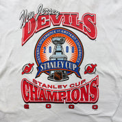 F- Vintage '00 New Jersey Devils Stanley Cup Champs NHL Graphic Tee