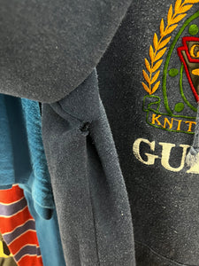 Z- Vintage GUESS Knitwear Embroidered Logo Hoodie