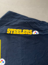 Load image into Gallery viewer, D- Pittsburgh Steelers NFL Text  &amp; Logo Long Sleeve Tee
