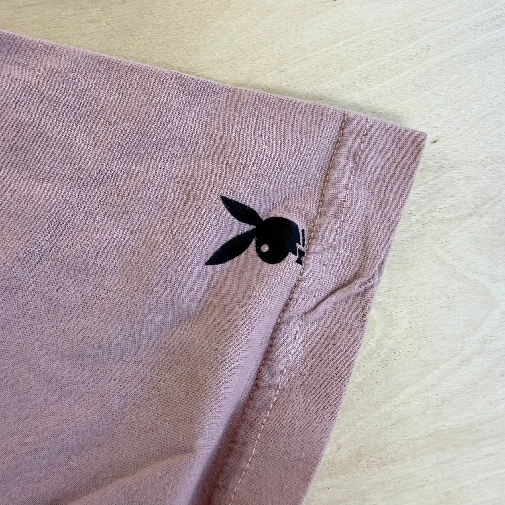 J- Vintage Playboy Felt Logo Tee - L