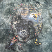 J- Vintage '97 The Mountain Animals & Dream Catcher Acid Wash Tee - XL