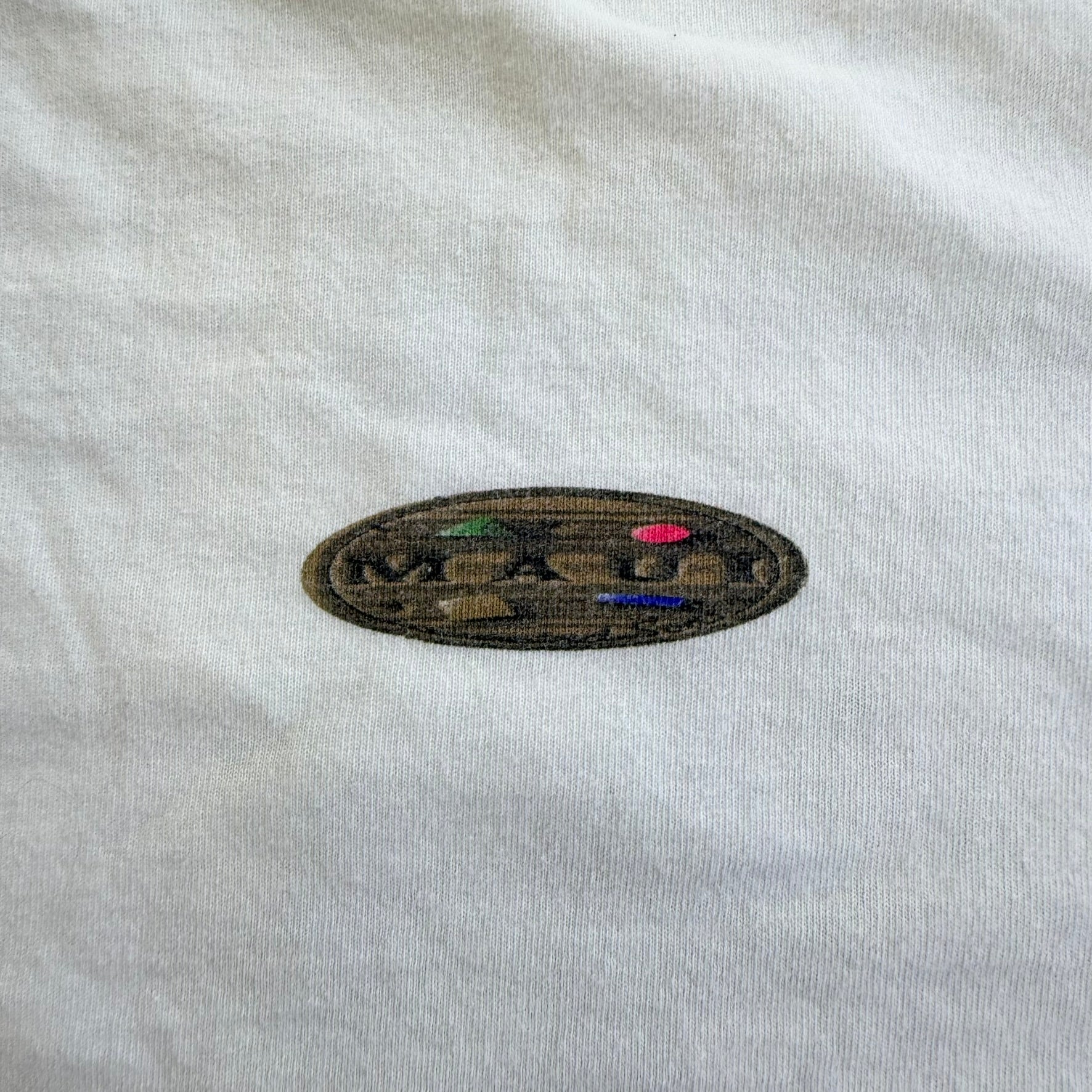 J- Vintage Maui & Sons Logo & Graphic Made In USA Single Stitch Tee - L