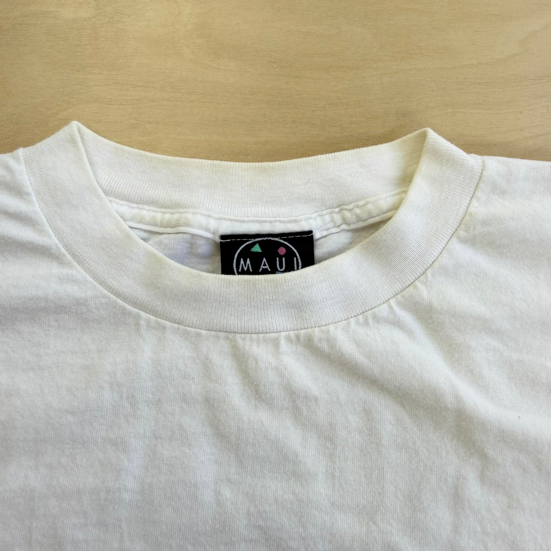 J- Vintage Maui & Sons Logo & Graphic Made In USA Single Stitch Tee - L