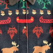 Vintage Pendleton Originals Made In USA Scenic Wool Blanket Jacket - M