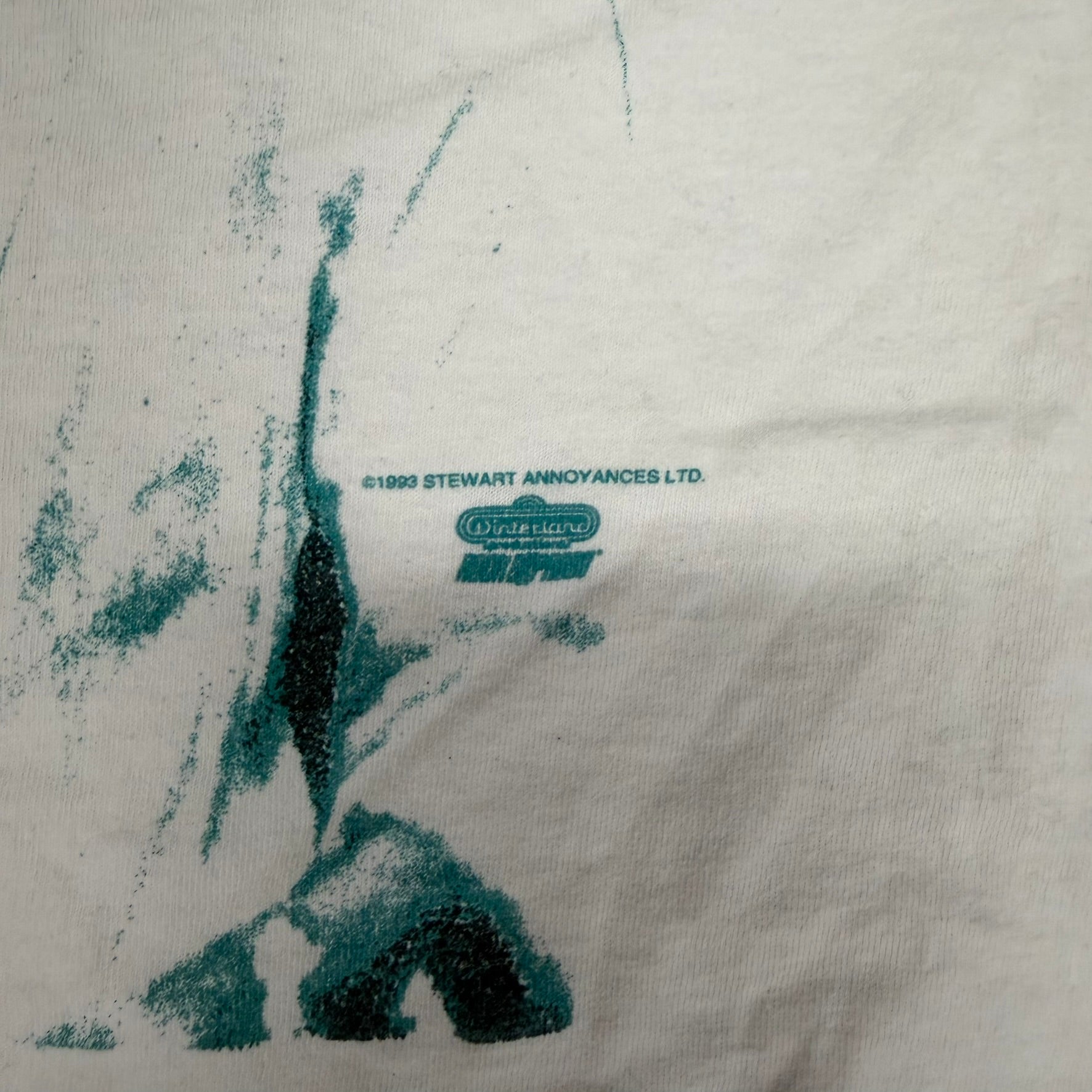 J- Vintage '93 Rod Stewart Tour Winterland Made In USA Single Stitch Tee - L
