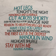 J- Vintage '93 Rod Stewart Tour Winterland Made In USA Single Stitch Tee - L