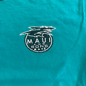 J- Vintage Maui & Sons Logo Graphic Made In USA Single Stitch Tee - L