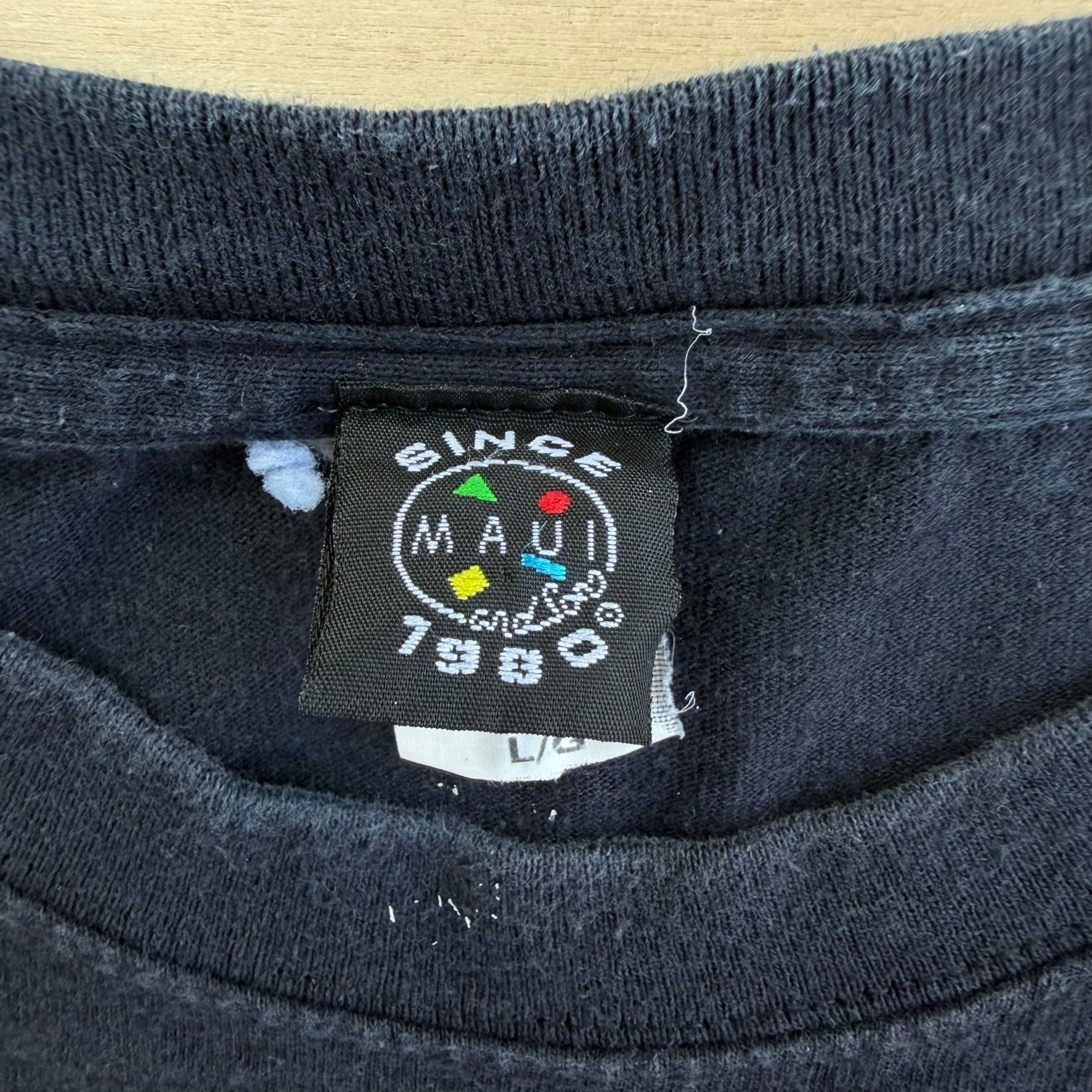 J- Vintage Maui & Sons Logo Graphic Tee - L