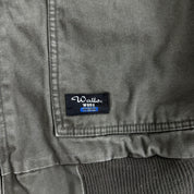 Vintage Walls Workwear Olive Green Hooded Workwear Jacket - 2XL