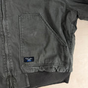 Vintage Walls Workwear Olive Green Hooded Workwear Jacket - 2XL