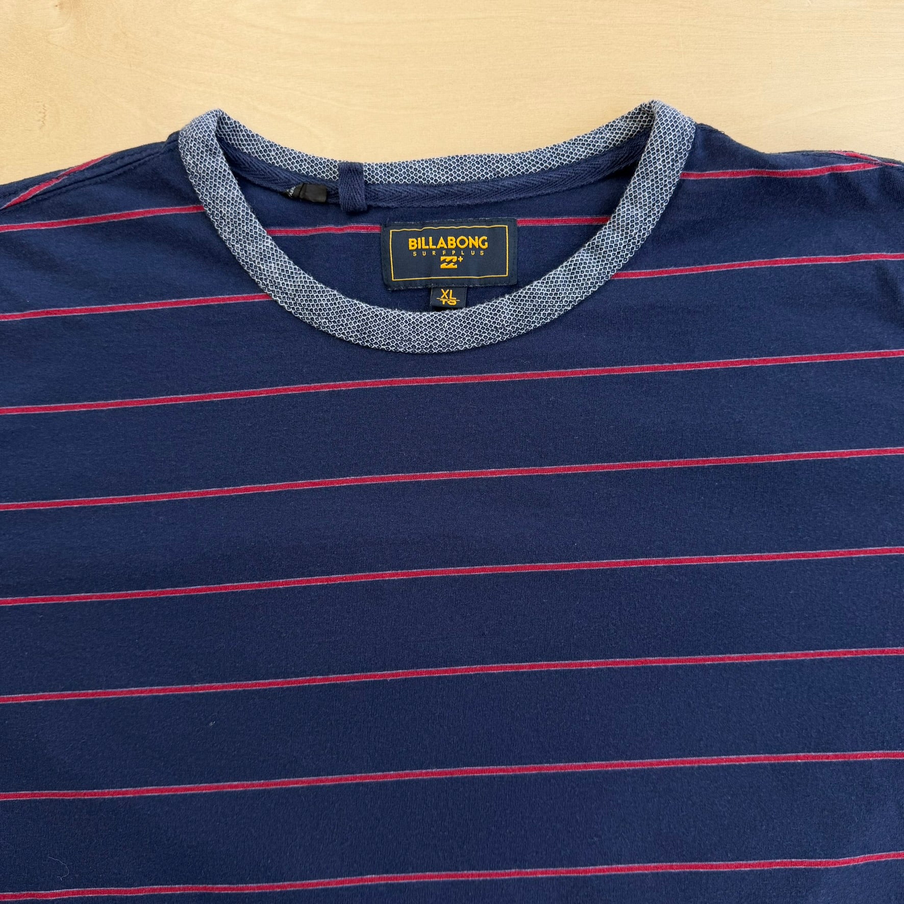 J- Vintage Billabong Striped Tee - XL