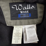 Vintage Walls Workwear Olive Green Hooded Workwear Jacket - L