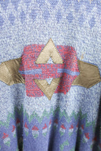 Load image into Gallery viewer, Vintage Urban Works Flowers &amp; Pattern Knit Sweater
