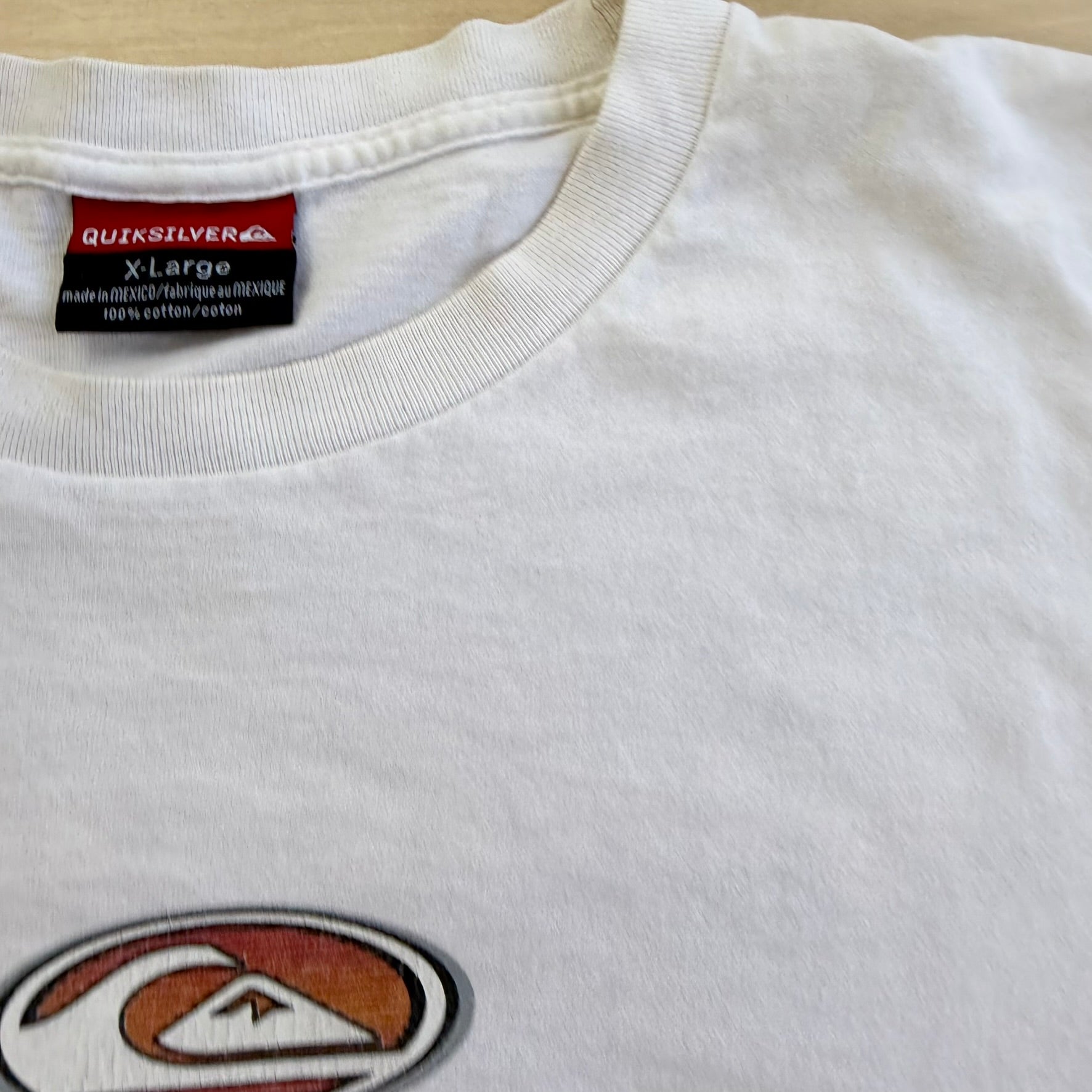 J- Vintage Quicksilver Boarding Company Graphic Long Sleeve Tee - XL