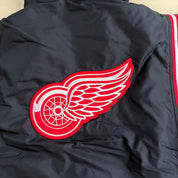 Vintage Youth Detroit Red Wings NHL Puma Zip Up Winter Jacket - Youth XL 18-20 (fits M)