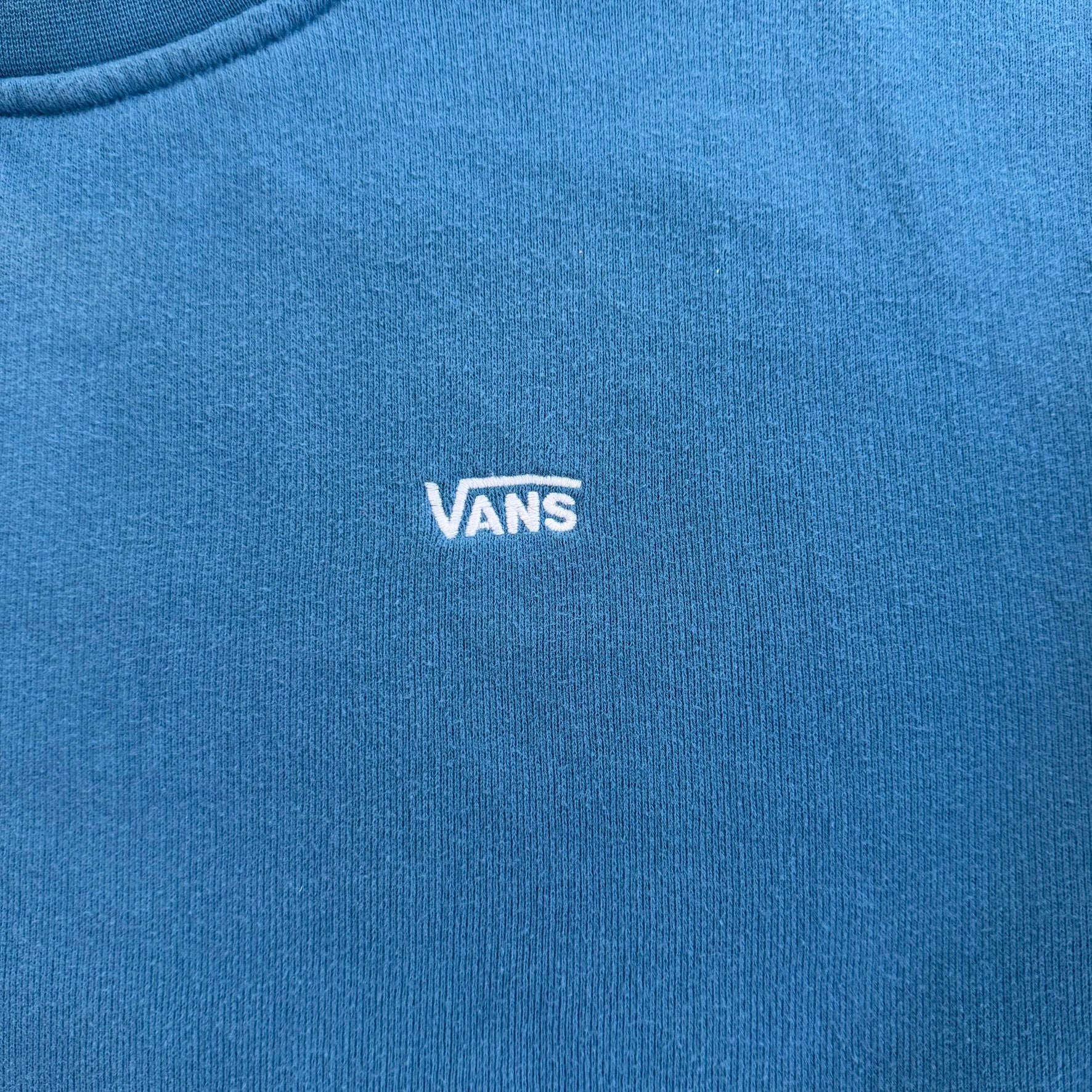 J- Vintage Vans Embroidered Logo Comfy Cush Sweats Crewneck - L