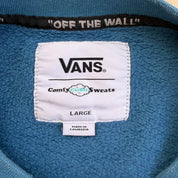 J- Vintage Vans Embroidered Logo Comfy Cush Sweats Crewneck - L