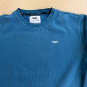 J- Vintage Vans Embroidered Logo Comfy Cush Sweats Crewneck - L