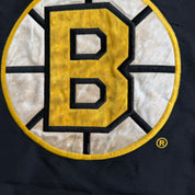 Vintage 90s Boston Bruins NHL Starter Zip Up Winter Jacket - L