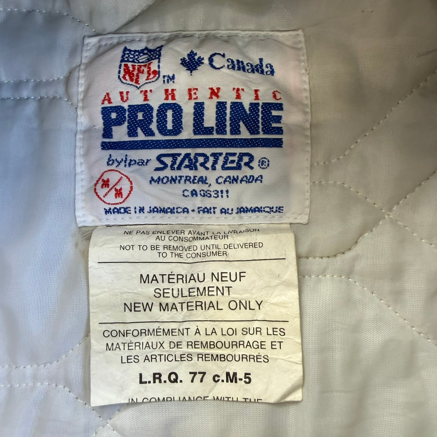 J- Vintage 90s Dallas Cowboys NFL Starter Embroidered Logo & Text Bomber Jacket - M