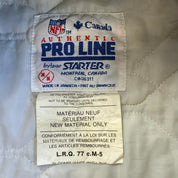 J- Vintage 90s Dallas Cowboys NFL Starter Embroidered Logo & Text Bomber Jacket - M