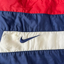 Load image into Gallery viewer, D- Vintage 90s Nike Color Block Zip Up Windbreaker Navy/Red
