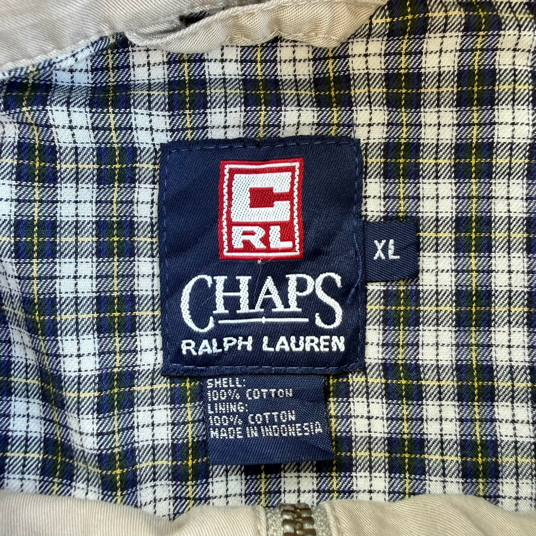 J- Vintage Ralph Lauren Chaps Harrington Jacket - XL