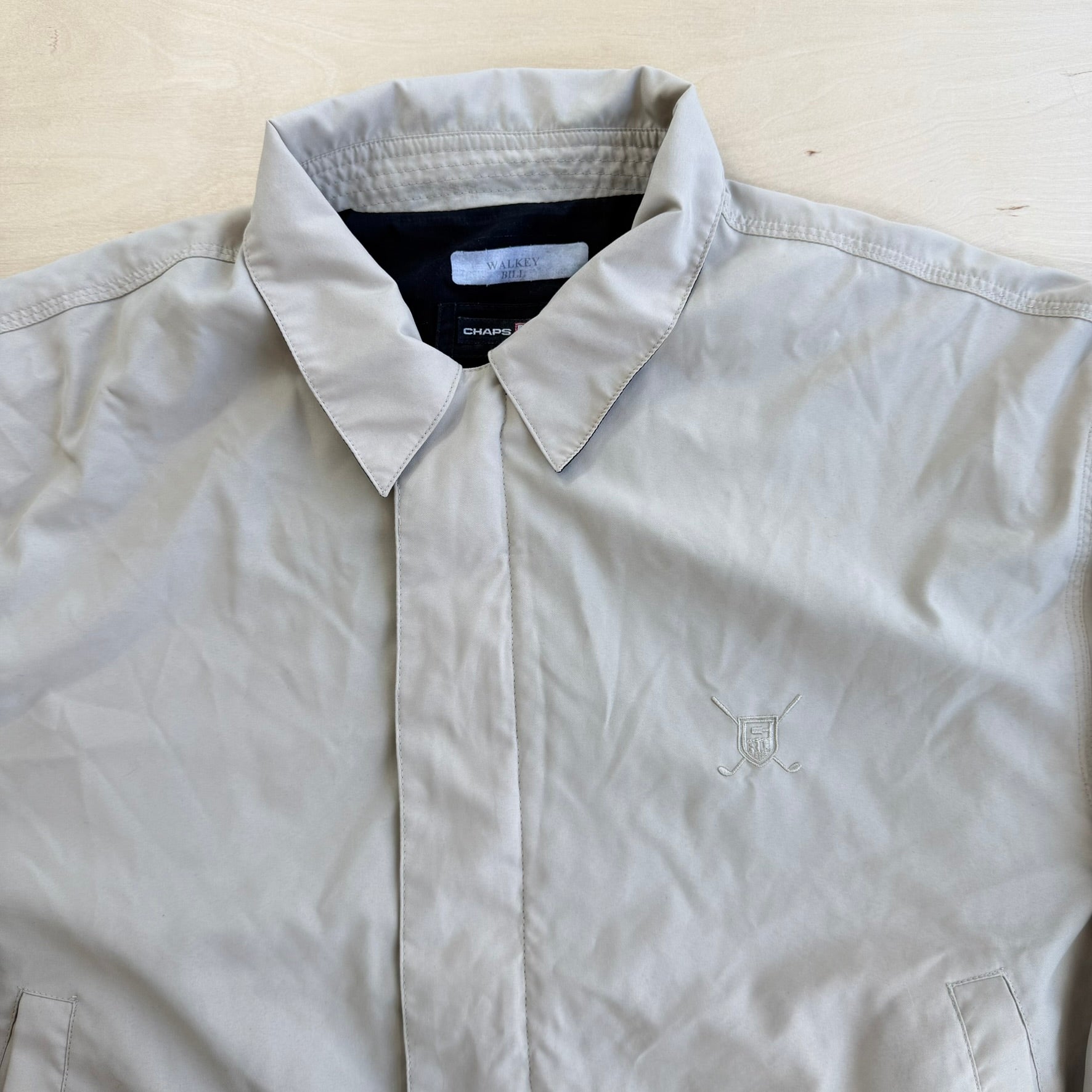 J- Vintage Ralph Lauren Chaps Golf Reversible Harrington Jacket - XL
