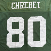 J- Vintage New York Jets NFL Starter Wayne Chrebett 80 Football Jersey - 2XL