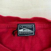 J- Vintage Quicksilver Logo & Text Graphic Tee - XL