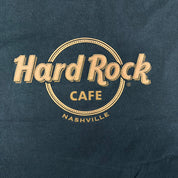 J- Vintage Hard Rock Cafe Nashville Text Graphic Tee - XL