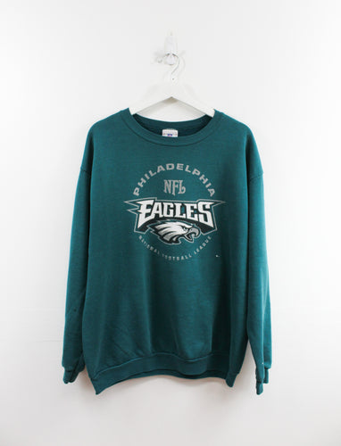 Vintage NFL (Lee) - Philadelphia Eagles Embroidered Crew Neck