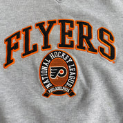 Vintage 90s Philadelphia Flyers NHL Lee Embroidered Logo Crewneck - M