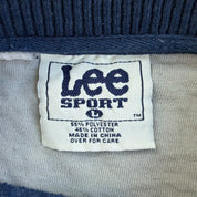 J- Vintage New York Yankees MLB Lee Embroidered Text Crewneck - L