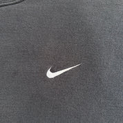 Vintage 90s Nike Embroidered Swoosh Black Crewneck - XL