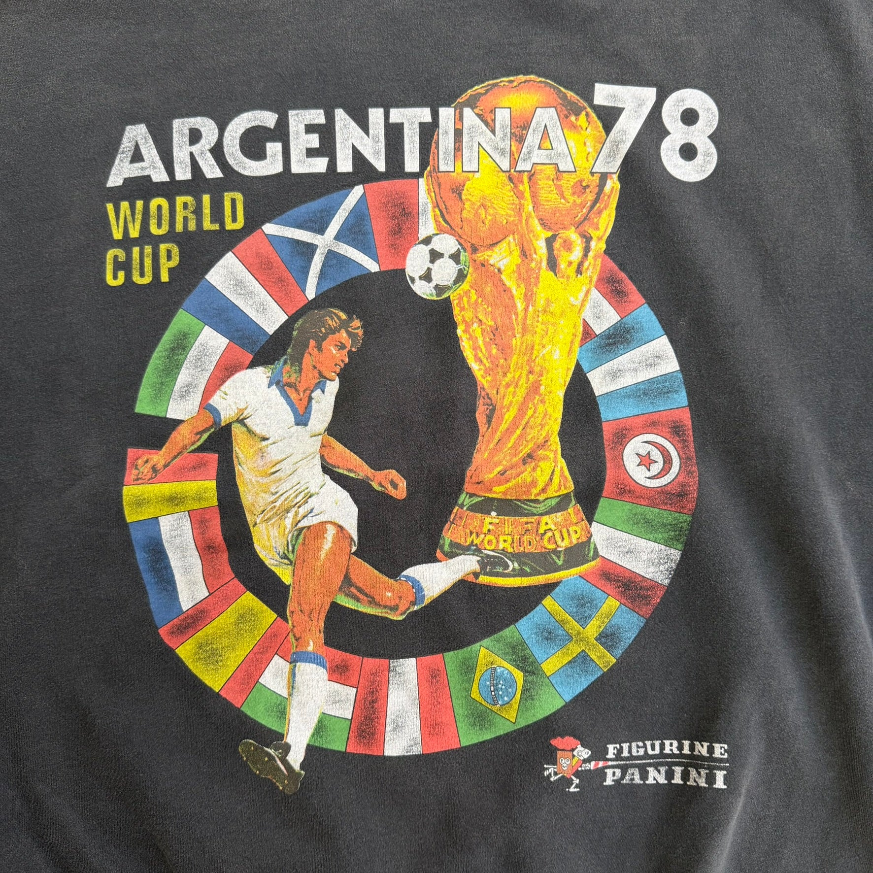 J- Fifa World Cup Argentina 78 Reprint Graphic Crewneck - XL