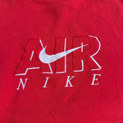 Vintage 90s Nike Air Embroidered Swoosh & Text Made In USA Crewneck - 2XL