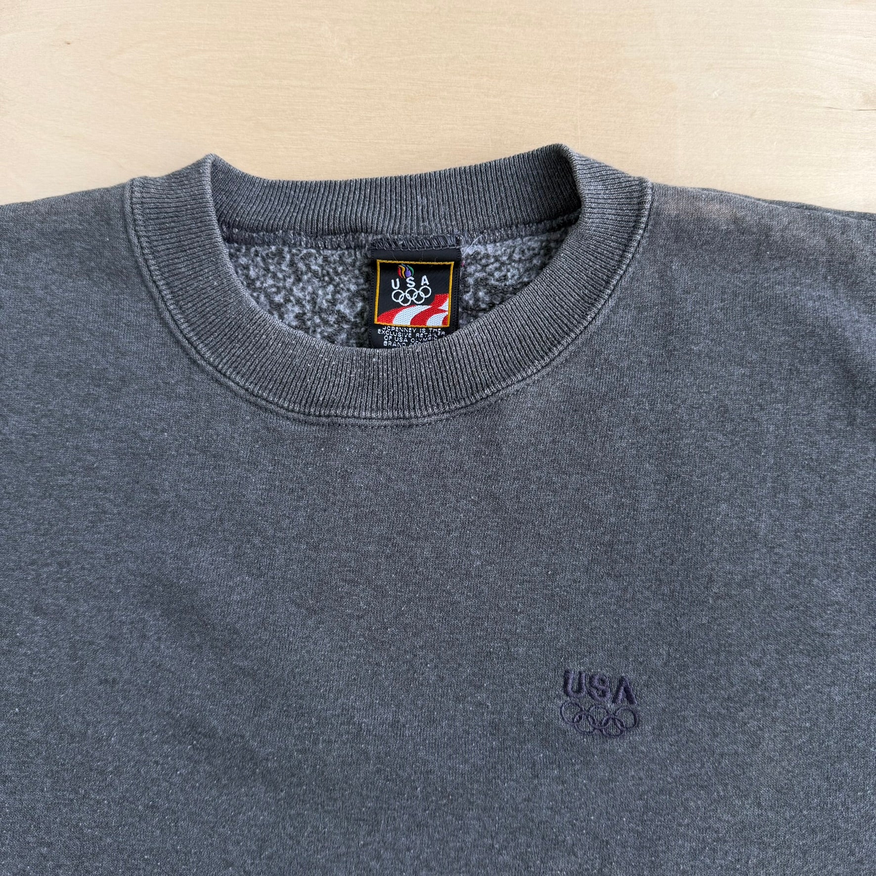 Vintage 90s JC Penny Team USA Olympics Embroidered Logo Made In USA Crewneck - 2XL Tall