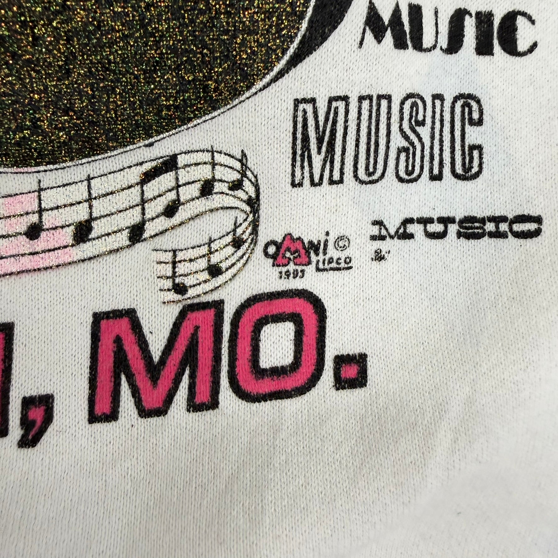 J- Vintage '93 Country Music Graphic Made In USA Crewneck - XL