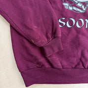 Vintage University Of Oklahoma Sooners Football Helmet Graphic Crewneck - XL