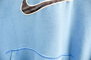 Nike Script & Swoosh Embroidered Hoodie