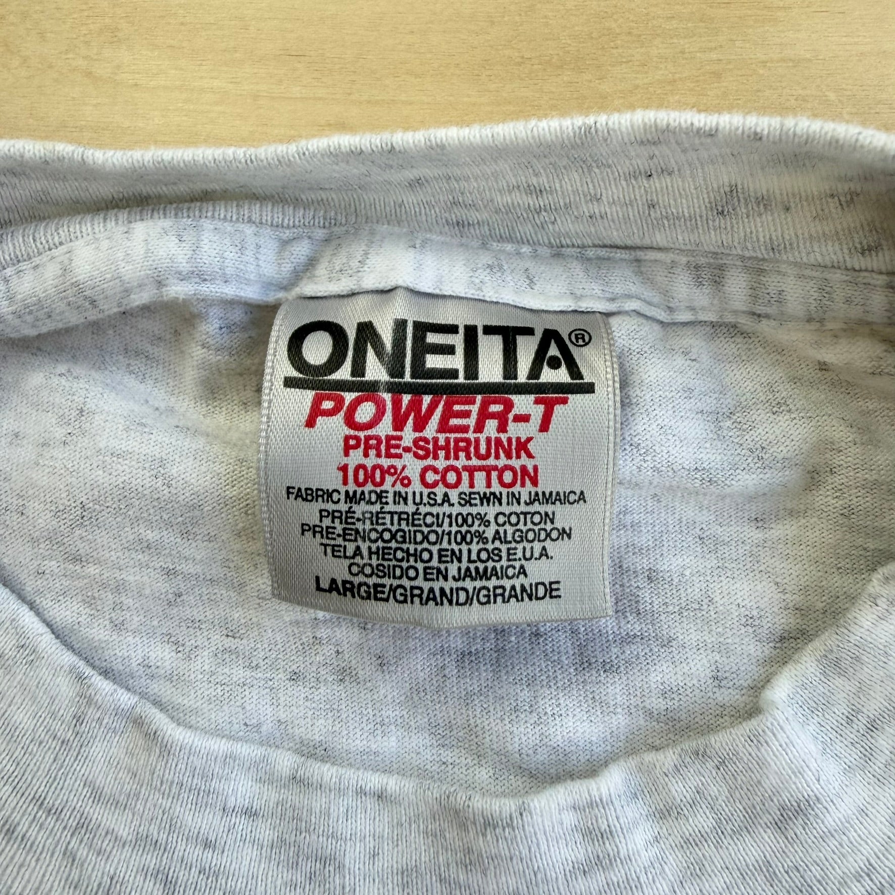 J- Vintage '94 Snow Board Graphic & Text Single Stitch Tee - L